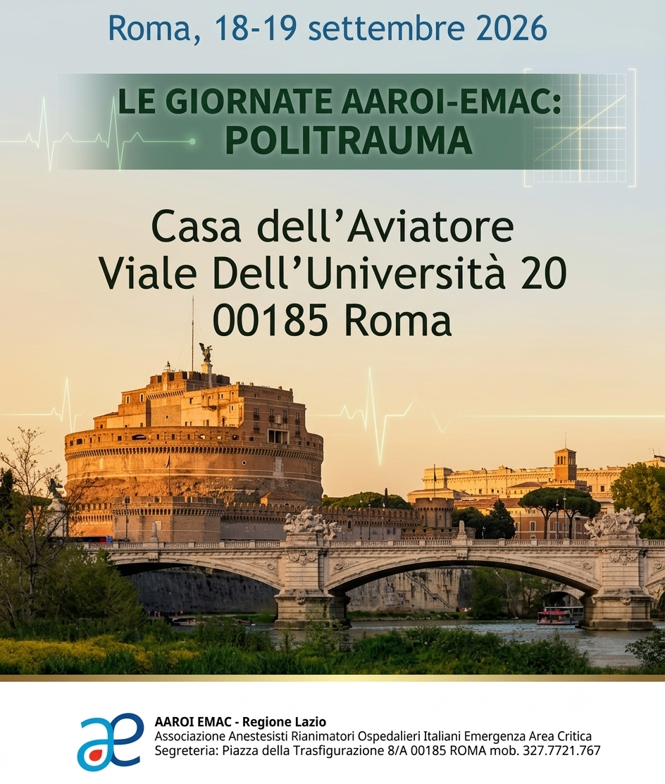 Locandina le giornate aaroi-emac: Politrauma -